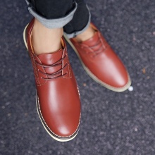 NIANJEEP吉普盾新款时尚男鞋系带柔软舒适防滑橡胶皮鞋