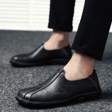 NIANJEEP吉普盾韩版系列时尚套脚透气一脚蹬休闲男鞋